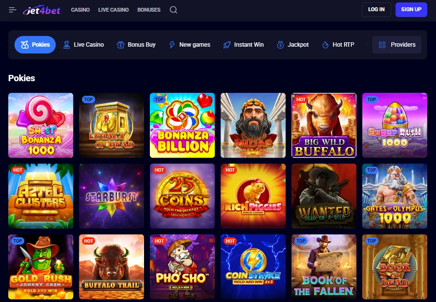 Jet4bet Pokies for New Zealand Players