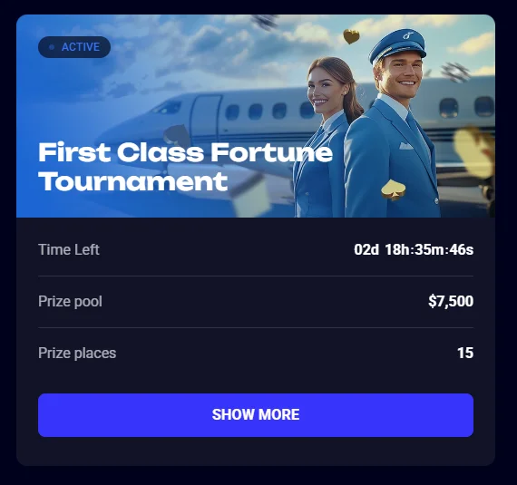 Jet4bet Casino Tournaments